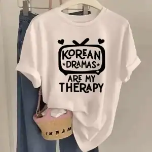 playera balnca de kdramas